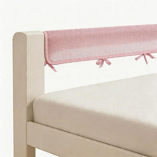 Toddlers' Bed Rail Protecter,Easy InstallEnhanced Safety Mostly Fit (4PC-Pink)