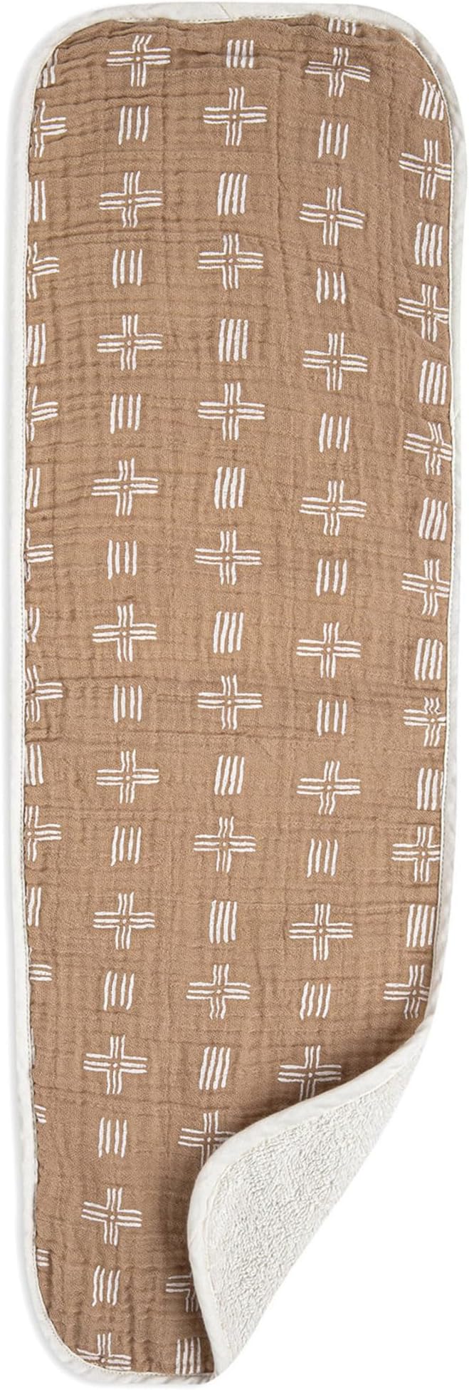 Crane Baby Muslin Baby Burp Cloths, Lightweight Absorbent Burp Cloth, Safari Animal, Set of 3, 7" x 20", Newborn Baby Essentials, Burp Cloths Baby Boy, Burp Cloths Baby Girl, Baby Newborn Essentials