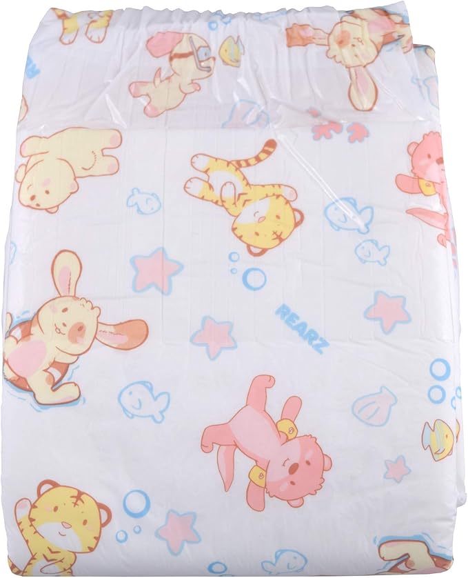 Rearz - Lil' Squirts Splash - Adult Printed Diapers (16 Pack) (X-Large)