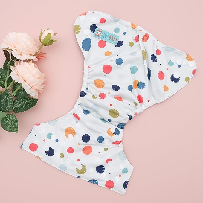 ALVABABY Baby Cloth Diaper Cover, Swim Diaper,Nappy Shell Baby Girls and Boys