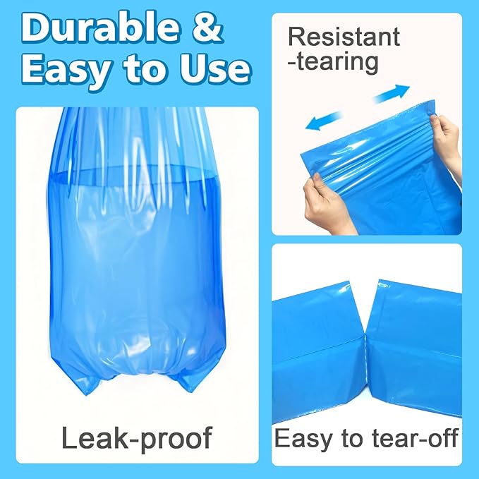 Refills Compatible with Genie Easy Roll Signature Diaper Pail and Platinum Diaper Pail, Upgraded 90 Bags Hold up to 4200 Newborn Diapers, Extra Thickness Powerful Odor Control