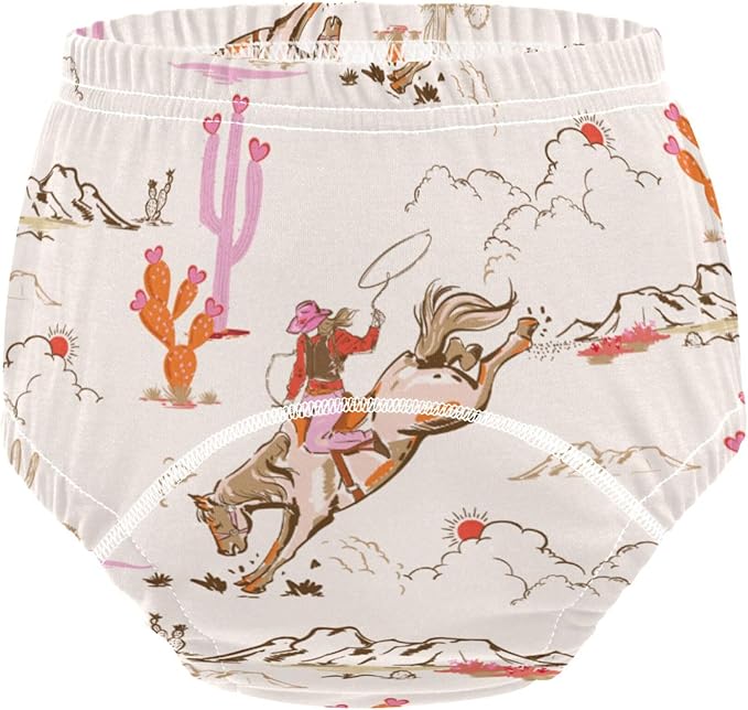 Toddler Potty Training Underwear Cotton Absorbent Soft Baby Girl Boy Potty Training Pant 2t-5t