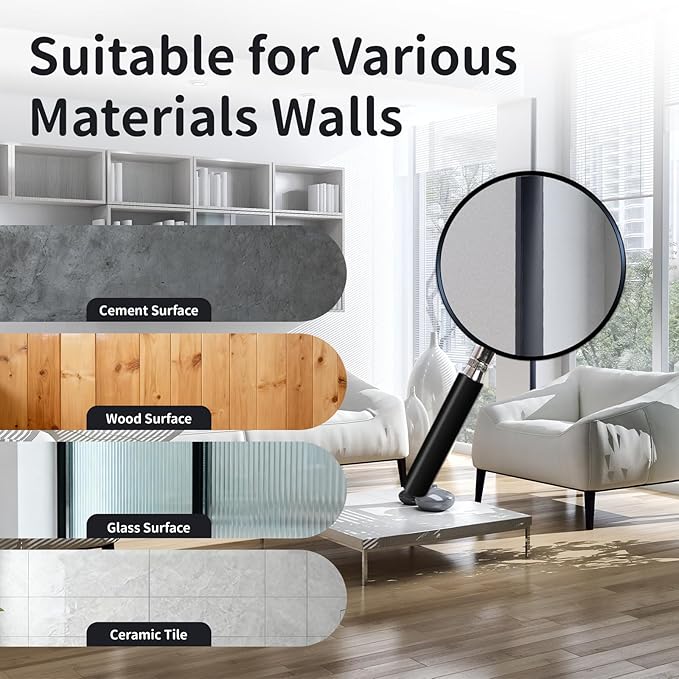 4 Pcs Metal Corner Protectors - 45" x 1" x 1" Aluminum Self Adhesive Wall Furniture Corner Guards Protection, Wall Edge Protector Strip Cabinet Baseboard Decoration - Black