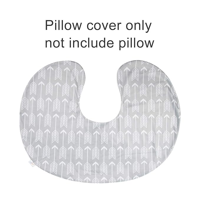 ALVABABY Minky Nursing Pillow Cover | Soft and Comfortable| Best for Breastfeeding Moms | Soft Fabric Fits Snug On Infant Nursing Pillows to Mothers While Breast Feeding MT-M01