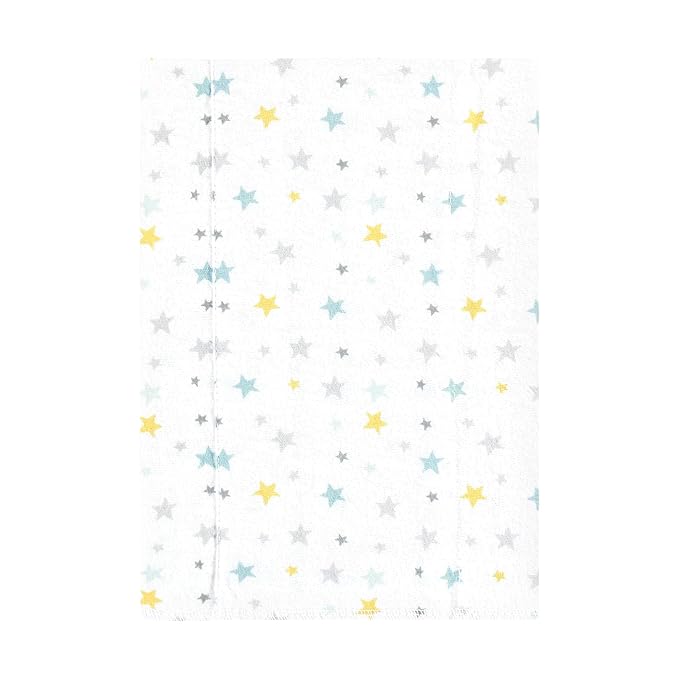 Hudson Baby Unisex Baby Cotton Flannel Burp Cloths, Boy New Elephant 4-Pack, One Size