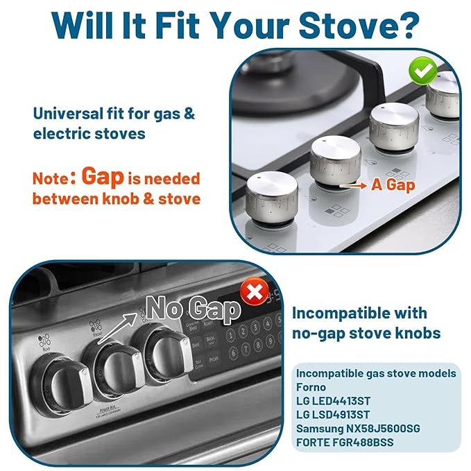 Childproof Stove Knob Covers, Oven Knob Covers for Child Safety 5 Pack, Clear Stove Knob Safety Covers & Gas Stove Locks, Heat-Resistant Adhesive,Double-Key Baby Proof Covers for Gas/Electric Burners