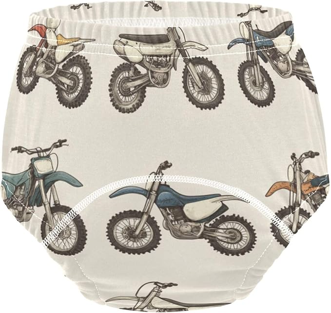 Toddler Potty Training Underwear Cotton Absorbent Soft Baby Girl Boy Potty Training Pant 2t-5t