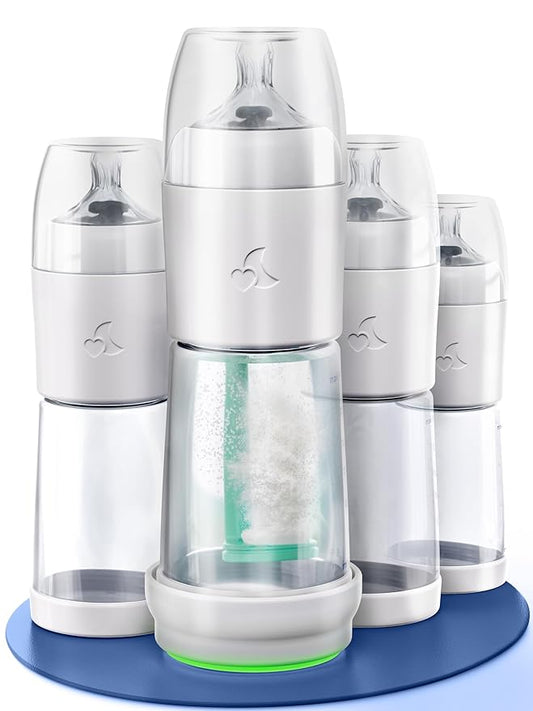 SNOOZI Set of 1 – Baby Night Bottle with Bottle Warmer – Baby Bottle with Integrated Formula Dispenser for Stress-Free Night Feedings (1 Bottle per Night)