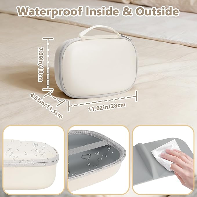 Breast Pump Carrying Case for Momcozy & Willow,Wearable Breast Pump Bag for eufy Security/Paruu/OTEEIDA/Nuliie/Medela and More Hands Free Breast Pump Travel Pumping Bag with Waterproof Removable Tray