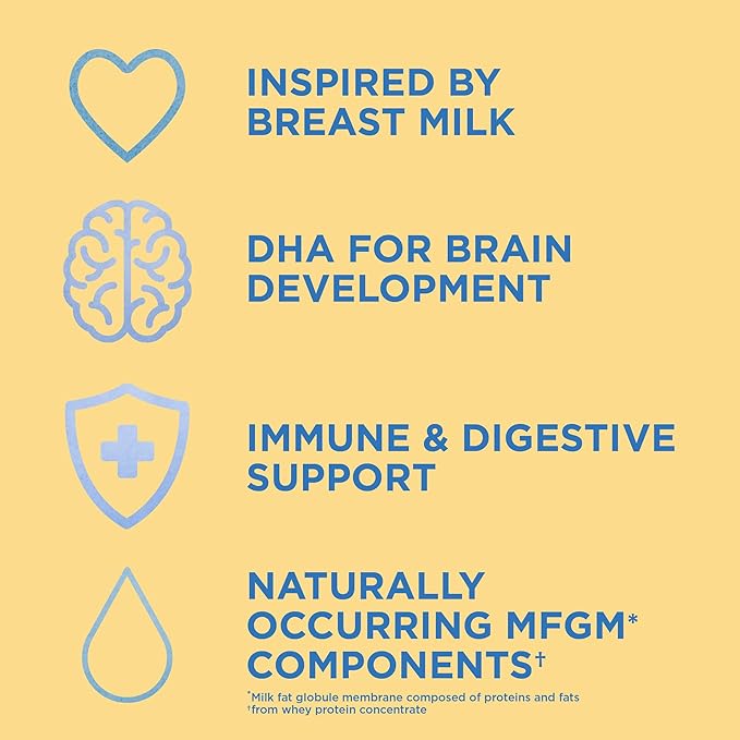 Amazon Brand - Mama Bear Infant Premium Milk-Based Baby Formula Powder with Iron, 2'FL HMO, Omega-3 DHA and Choline, Brain, Growth, Immunity, Non-GMO, 2.12 pound (Pack of 1)