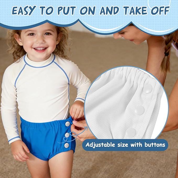 Durio Swim Diapers for Toddlers Reusable Swim Diapers Washable Baby Swim Diaper Toddler Swim Diaper Swimming Diaper