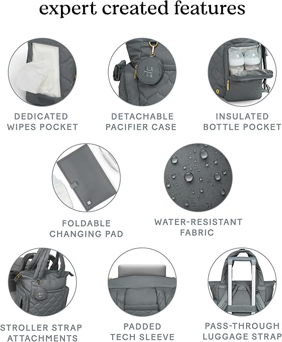 HUGGIES unisex-adult Cozy Hugpack Tote Diaper Bag