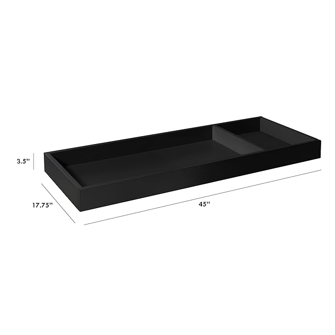 Davinci Universal Wide Removable Changing Tray (M0619) in Ebony/Black