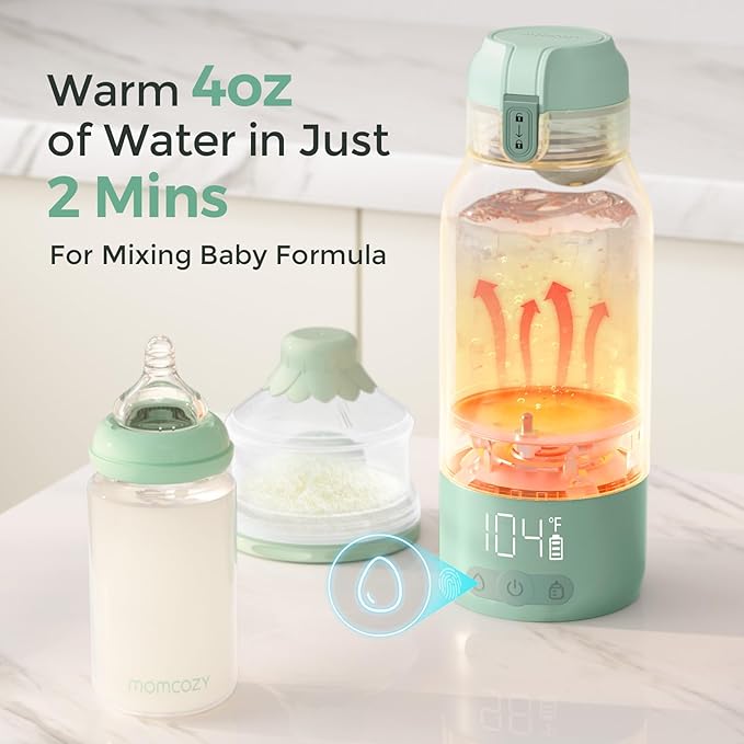 Momcozy Portable Milk Warmer for Travel & Momcozy 22oz Portable Breast Milk Cooler for Outdoor