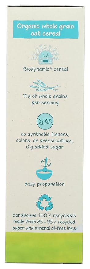 Holle Organic Wholegrain Oat Cereal, 8 OZ