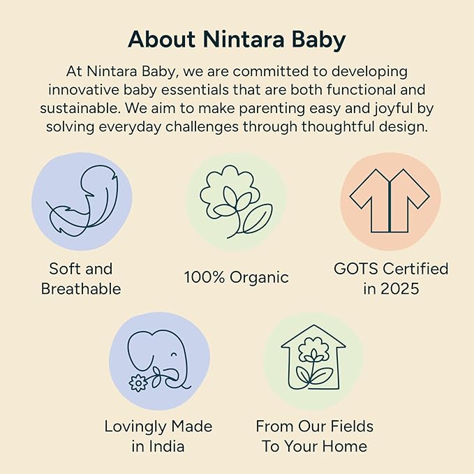 Anti-seep Burp Cloths - 100% Organic Muslin Cotton, 7-Layer Absorbent & Waterproof, Extra-Large (22" x 12”), Soft & Hypoallergenic, Multipurpose Baby Essentials for Newborns, Pack of 6
