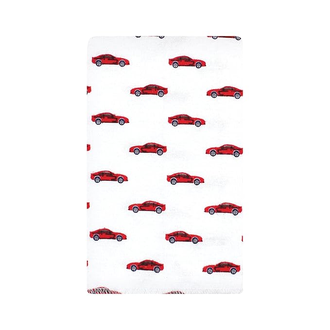 Hudson Baby Unisex Baby Cotton Flannel Burp Cloths, Going Places 10 Pack, One Size