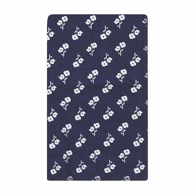 Hudson Baby Unisex Baby Cotton Flannel Burp Cloths, Wildflower, One Size