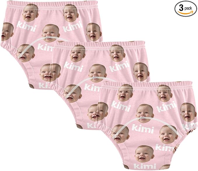 Joko Ivery 1 Pink Custom Potty Training Pants Traning Potty Panty Unisex for Toddlers Boys Girls 5T 3Pcs