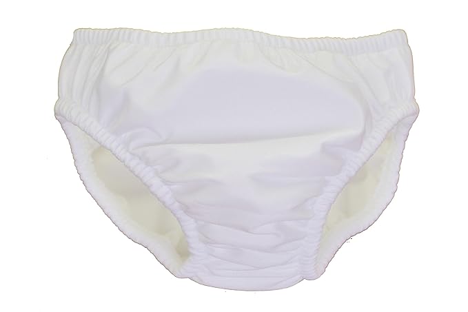 My Pool Pal Reusable Swim Diaper, White, 4T