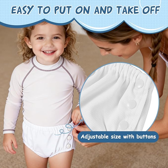 Durio Swim Diapers for Toddlers Reusable Swim Diapers Washable Baby Swim Diaper Toddler Swim Diaper Swimming Diaper