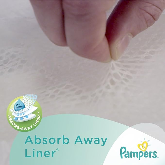 Pampers Swaddlers Sensitive Disposable Diapers Newborn Size 0 (> 10 lb), 80 Count, Super