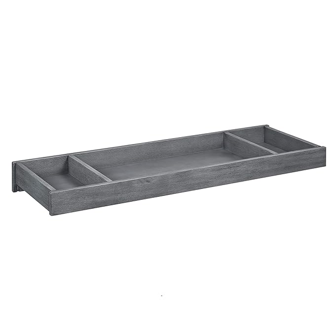 Oxford Baby Universal Changing Topper for Kenilworth/Willowbrook 6 Dr dresser, Graphite Gray