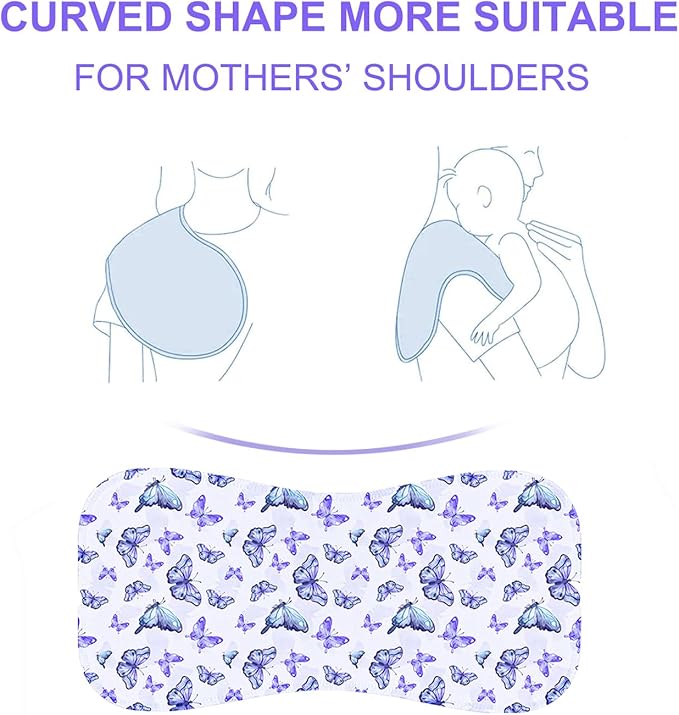 10-Pack Burp Cloths for Baby Boys and Girls - Organic Baby Burp Cloth,Baby Washcloths, Burp Rags, Large Neutral Burp Clothes for Newborn