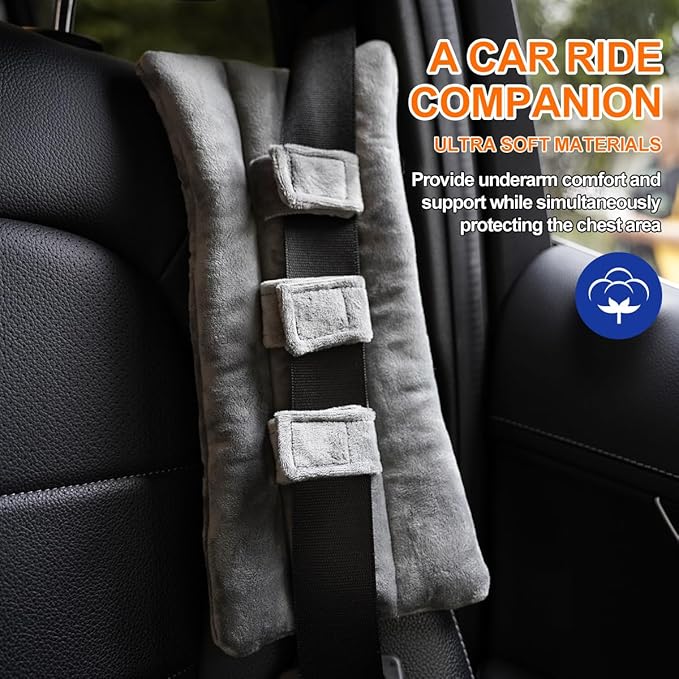 Seat Belt Pillow Post Surgery- Seatbelt Pillows for Post-Surgery, Chemo Port Pillow for Seat Belt, Port Pillows for Chemo Patients Seatbelt, Seatbelt Cushion for Heart Surgery Recovery
