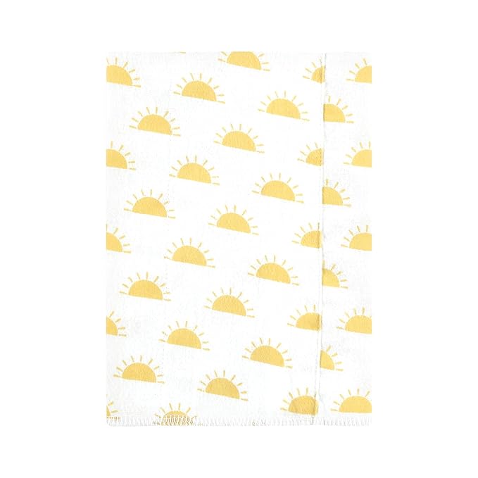 Hudson Baby Unisex Baby Cotton Flannel Burp Cloths, Desert Cactus 4-Pack, One Size