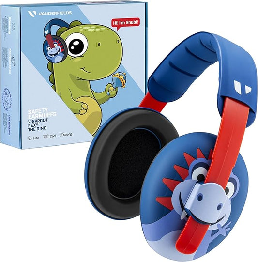 Vanderfields - Hearing Protection Ear Muffs - Over 33 dB (2K Hz) Broad Noise Cancelling Sound Reduction - Baby and Toddlers