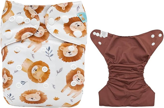 ALVABABY Baby Cloth Diaper Cover, Swim Diaper,Nappy Shell Baby Girls and Boys