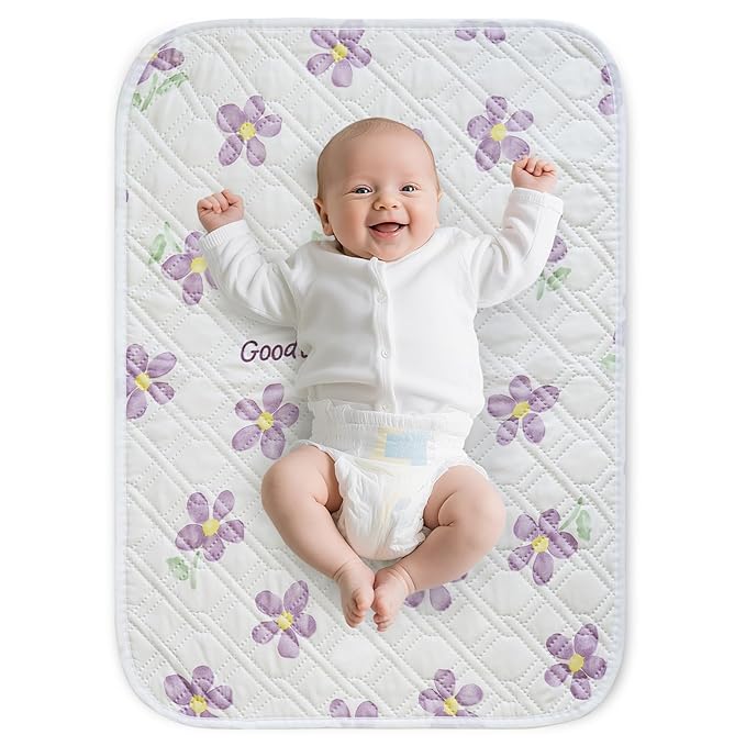 Diaper Changing Pads for Baby, Portable Change Mat, 3Layers Waterproof Change Pad Foldable Absorbent Mats for Women, Reusable Incontinence Underpads for Patient 20''x27.5''