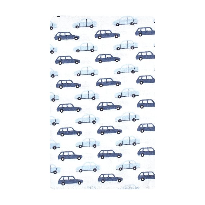 Hudson Baby Unisex Baby Cotton Flannel Burp Cloths 10-Pack, City Life, One Size