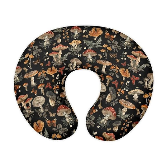 Mushroom Forest Nursing Pillow Cover for Baby Boys & Girls - Breastfeeding Moms Slipcovers Fits Original Support Pillow