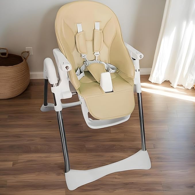 High Chair Cushion Replacement, PU Leather Baby High Chair Cover, Non-Slip Baby Dining Chair Cover Seat Padded Cushion for Pegs Pere_go, Siesta Zero3