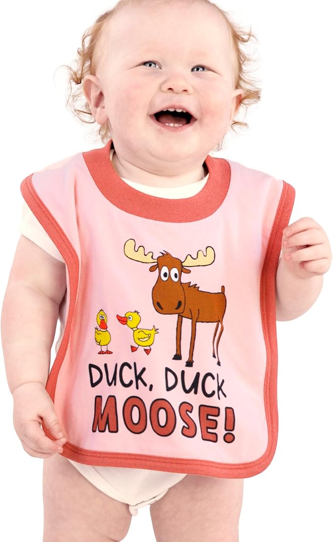 LazyOne Animal-Print Baby Bibs, Cute Baby Shower Gifts
