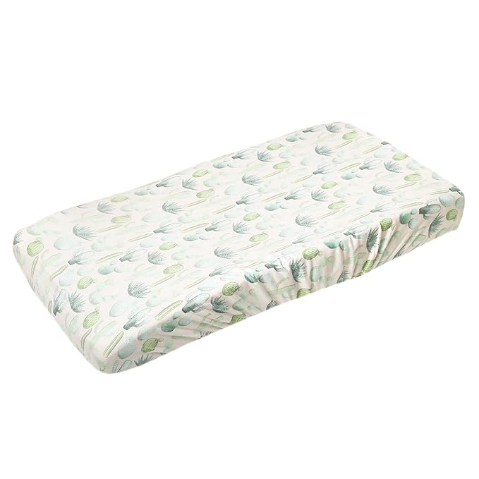 Premium Knit Diaper Changing Pad Cover Desert by Copper Pearl