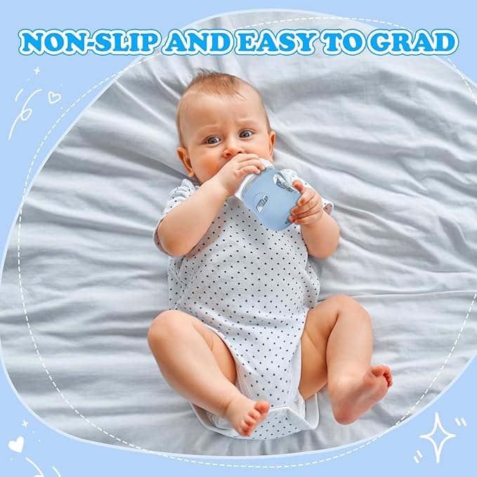 MINMUNJIU 3 Pack Silicone Sleeves for Philips Avent Natural Glass Baby Bottles, Anti Breakage Baby Bottle Holder for Baby Boys, Compatible with Philips Avent Glass Natural Baby Bottle, 4oz