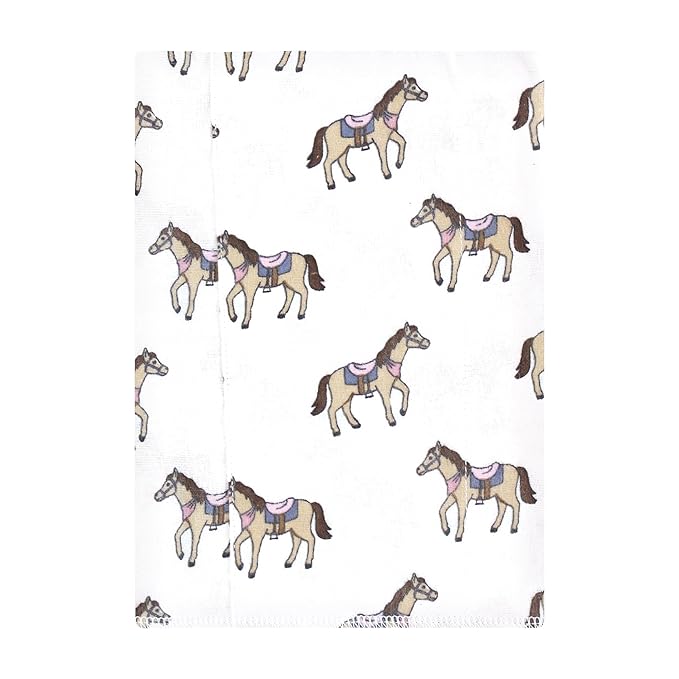 Hudson Baby Unisex Baby Cotton Flannel Burp Cloths 7-Pack, Cowgirl, One Size