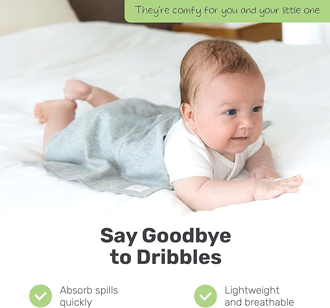 Snug Baby Cotton Burp Cloths, Absorbent, Lightweight, and Gentle Cotton for Mess-Free Moments, Baby Burp Cloths for Boys and Girls An Essential Addition to Every Parent's Diaper Bag