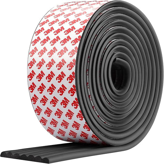 Upgraded Baby Proofing Edge Corner Protector, 16.4ft Edge Guards Padding with 3M Adhesive, Extra-Wide Soft Rubber Foam Padding, Furniture,Sharp Edge Safety Corner Edge Bumper Guard-Black