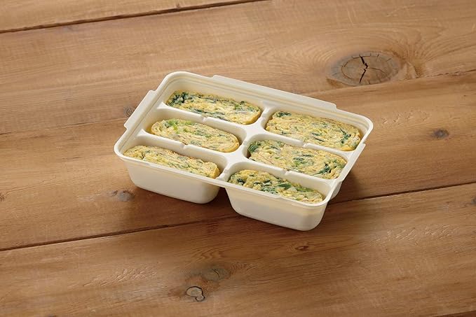 Richell Making Subdivided Freezing Pack, 50, Set of 2, Ivory