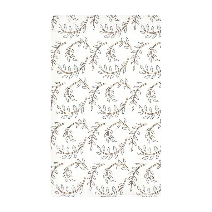 Hudson Baby Unisex Baby Cotton Flannel Burp Cloths 10-Pack, Girl Woodland Pals, One Size