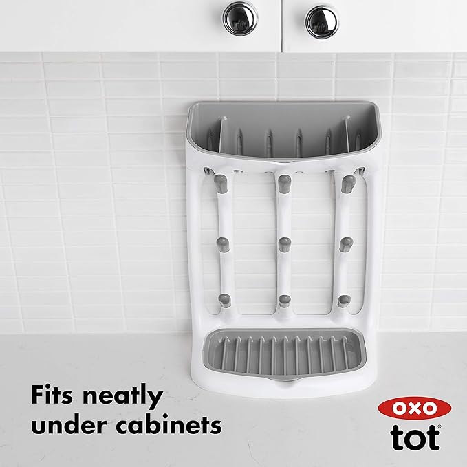 OXO Tot Changing Pad with Space Saving Drying Rack for 9 Bottles