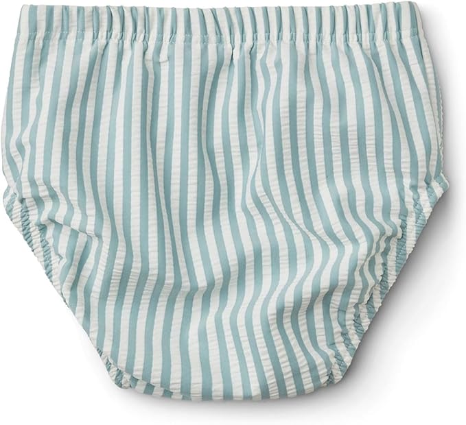 Baby Toddler Boys Girls Swim Diaper Reusable Swimming Diaper BPA Free Seersucker Non Disposable Swim Pants 12-18 Month