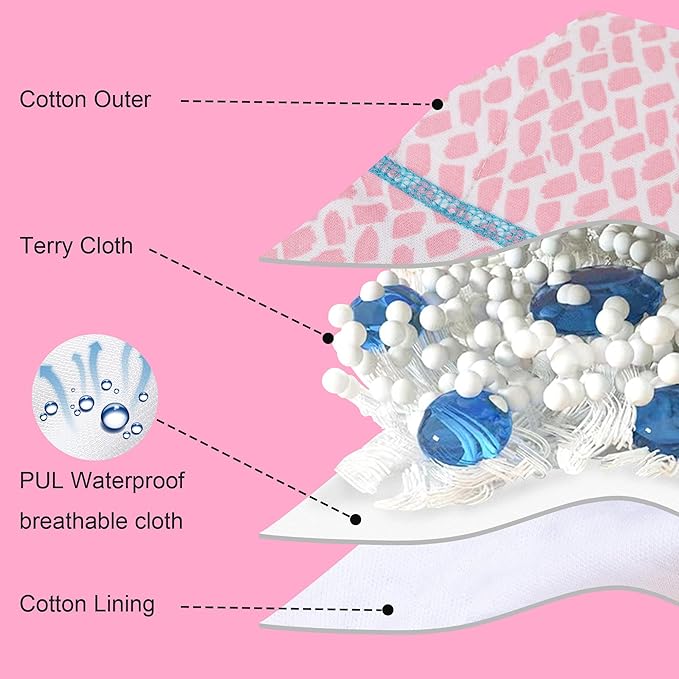 BIG ELEPHANT 10-Pack Baby Potty Training Underwear, Soft 100% Cotton Absorbent Training Pants for Boys & Girls, 7-8Y
