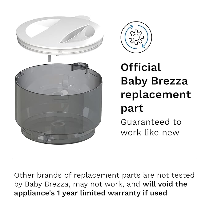 Baby Brezza Replacement Powder Container and Lid for Formula Pro Advanced Only