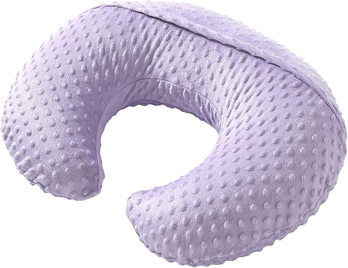 Pillowcase for Nursing Pillow and Positioner for Breastfeeding and Bottle Feeding, Propping Baby, Tummy Time, Baby Sitting Support, Awake-Time Support, Pillow Cover Only (Orchid)