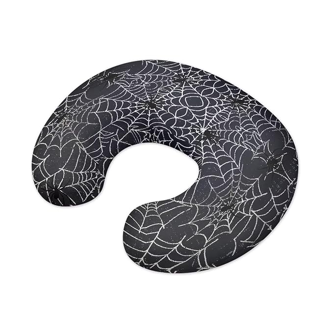 Spider Web Breastfeeding Pillow Cover Nursing Cover for Newborn Girls Boys Super Soft and Comfortable Slipcover Gift, 1 Pack
